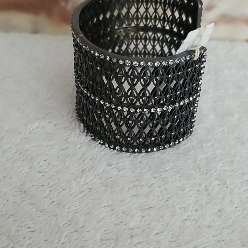 New Lucky Brand Crystal Cuff Bracelet